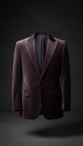 Imperial Plum Velvet Blazer